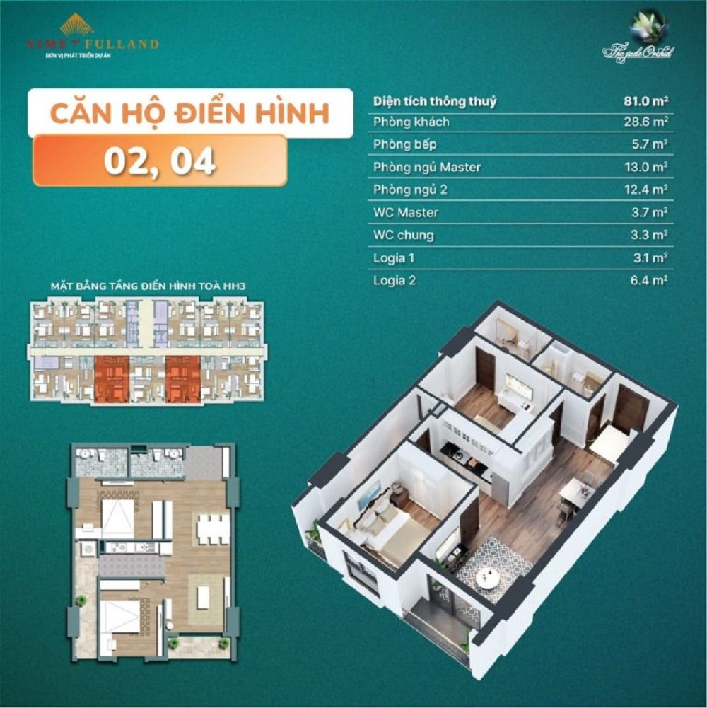 Chung cư Jade Square – Khởi đầu đẳng cấp, sống xanh giữa lòng thủ đô 8 Chung cư Jade Square sở hữu thiết kế căn hộ tối ưu công năng và thẩm mỹ